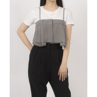 MAGASIN DE MODE Onjna/マガジンデモードオンジェナ MAGASIN DE MODE Onjna ヘリンボーンストライプキャミトップ trc/508206849