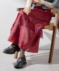MAISON BREEZE reveur/メゾンブリーズレヴール MAISON BREEZE reveur フリンジオーガンジースカート trc/508206850