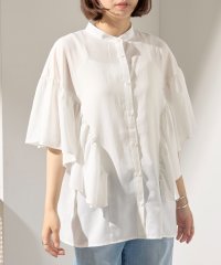 MAISON BREEZE/メゾンブリーズ MAISON BREEZE ドロップショルダーフリルブラウス trc/508206855
