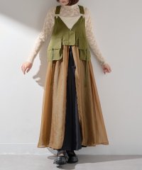 MAISON BREEZE reveur/メゾンブリーズレヴール MAISON BREEZE reveur タクティカルベストオーガンジーワンピース trc/508206856