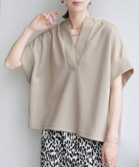 reca/レカ reca 鹿の子風ポンチスキッパートップス（bel－y－29535）/508206858