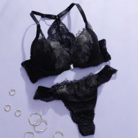 palissee/パリーゼ Palissee 【脇高】【EFカップ】フロントホックブラ＆バックレースTバック 【返品不可商品】/508206952