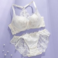 palissee/パリーゼ Palissee 【脇高】【EFカップ】フロントホックブラ＆バックレースショーツ【返品不可商品】/508206953