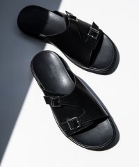 ADAM ET ROPE'/コンフォート ダブルモンク ストラップ カバード レザーサンダル / UNISEX/508207196