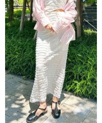 LILY BROWN/フリルカットロングスカート/508207256