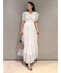 SNIDEL/ボリュームフリルレースワンピース/508207264