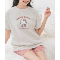 Honeys/ハニーズ Honeys サンリオキャラクターズ／ルームウェア（上下セット） ルームウェア 部屋着 上下セット セット サンリオキャラクターズ Tシャツ レディー/508207280
