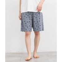 Honeys/ハニーズ Honeys ハーフ丈ルームパンツ ルームパンツ ルームウェア 部屋着 ハーフ丈 ハニさら 接触冷感 UVカット 無地 水玉柄 ドット柄 レディース/508207331