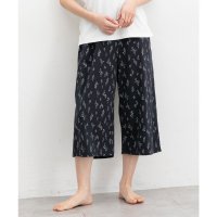 Honeys/ハニーズ Honeys 8分丈ルームパンツ ルームパンツ ルームウェア 部屋着 8分丈パンツ ハニさら 接触冷感 UVカット 無地 花柄 ウエストゴム レディー/508207332