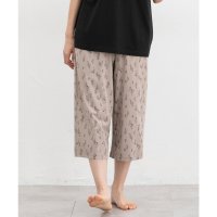 Honeys/ハニーズ Honeys 8分丈ルームパンツ ルームパンツ ルームウェア 部屋着 8分丈パンツ ハニさら 接触冷感 UVカット 無地 花柄 ウエストゴム レディー/508207332