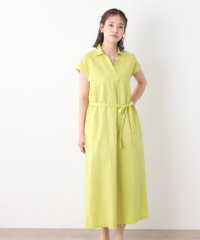  LAURA ASHLEY/【綿麻素材／ペチコート付き】シャツワンピース/508207446