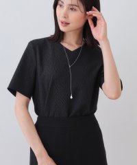 INDIVI/【日本製／インポート素材】フクレジャカードブラウス/508207461
