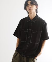 tk.TAKEO KIKUCHI/配色ステッチ半袖シャツ/508207463