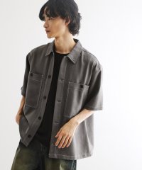 tk.TAKEO KIKUCHI/配色ステッチ半袖シャツ/508207463