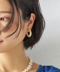 SHIPS WOMEN/樹脂 フープ イヤリング M/508207499