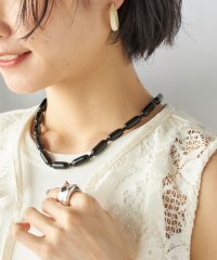 SHIPS WOMEN/レクタングル ビーズ ネックレス/508207501