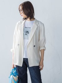 LAUTREAMONT/ロートレアモン LAUTREAMONT ライトシアージャケット≪手洗い可能≫/508207543