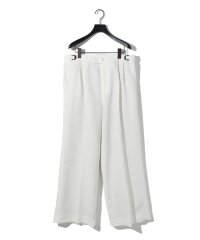 MIDIUMISOLID/MIDIUMISOLID Men’s レノクロスワイドスラックス/508207546