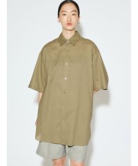 MIDIUMISOLID/MIDIUMISOLID for Ladies ハーフスリーブワイドシャツ/508207547