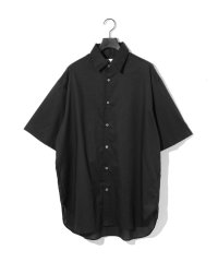 MIDIUMISOLID/MIDIUMISOLID for Ladies ハーフスリーブワイドシャツ/508207547
