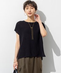 NIJYUSANKU（LARGE SIZE）/【洗える】シャイニーシアー オーバーサイズ ニット/508207560