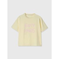 eimy istoire/エイミーイストワール eimy istoire ペンキ風ロゴEIMY PARIS Tシャツ/508207733