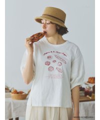 Samansa Mos2/【MAISON KAYSER】刺繍立体袖Tシャツ/508207747