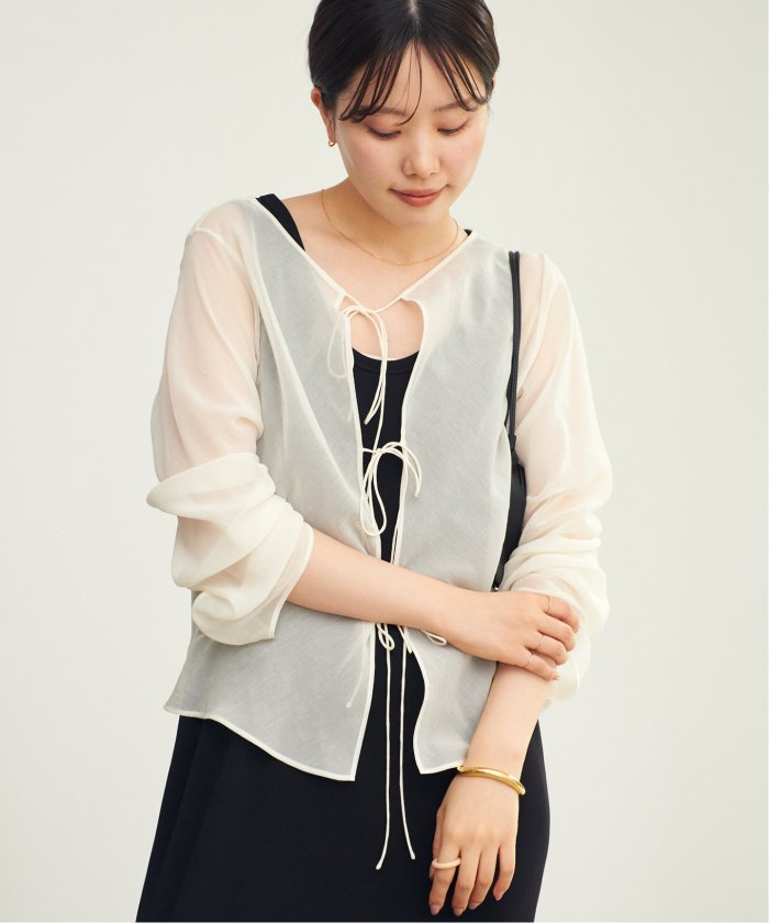 SHEER STRING ブラウス(508207784) | プラージュ(Plage) - d fashion