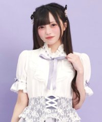 Secret Honey/シークレットハニー Secret Honey はしごレースラッフルブラウス/508207894
