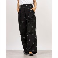 STYLEBLOCK/スタイルブロック STYLEBLOCK TNタフタ花柄刺繍タックパンツ/508207921