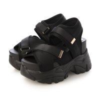 Mafmof/マフモフ Mafmof Mafmof(マフモフ)10.5cm厚底ボリュームソールベルクロダッドスポーツサンダル/508207968