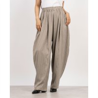 MAGASIN DE MODE Onjna/マガジンデモードオンジェナ MAGASIN DE MODE Onjna ヘリンボーンストライプカーブパンツ trc/508208065