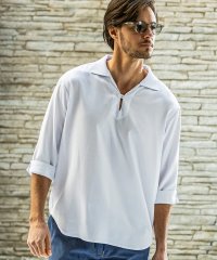 AKM Contemporary/エイケイエムコンテンポラリー AKM Contemporary スキッパープルオーバーシャツ 半袖シャツ/508208089