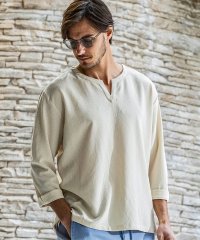 AKM Contemporary/エイケイエムコンテンポラリー AKM Contemporary キーネックプルオーバーシャツ 半袖シャツ/508208090
