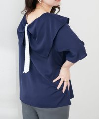 NICE CLAUP/OLIVE des OLIVE OUTLET/【natural couture】マルチWAYBIGカラーリボンブラウス/508208106