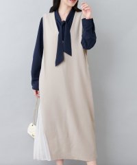 NICE CLAUP/OLIVE des OLIVE OUTLET/【natural couture】サイドプリーツジャンスカ/508208113
