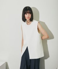 SMILE ORCHID/スマイルオーキッド SMILE ORCHID ノースリーブのラウンドネックジレ/508208132