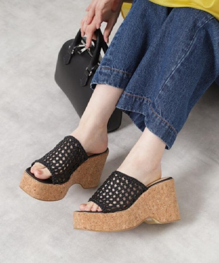 DAIRIKU ダイリク サンダル 黒 28cm 9689525F0026 DAIRIKU [ Studs Velt with Holder Bag ] Black | ロイド・エフ
