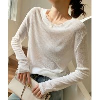 miniministore/ミニミニストア miniministore 長袖Tシャツ レディース 無地 透け/508208178