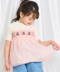 apres les cours/フルーツ刺繍ドッキングトップス/507892604