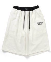 ALGY/スウェットワイドハーフパンツ/507984107