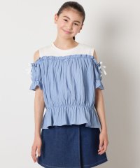 a.v.v(KID'S)/[100－160]袖レースアップオフショルブラウス/508103474