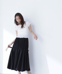 NATURAL BEAUTY BASIC/タフタギャザーバルーンスカート/508206474