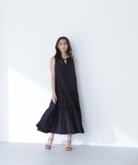NATURAL BEAUTY BASIC/タフタギャザーワンピース/508206476