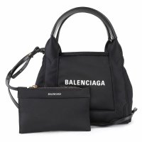 BALENCIAGA/バレンシアガ BALENCIAGA トートバッグ ネイビー カバス TOTE BAG 3903462 10K4 1090 BLACK/ORANGE/508208313