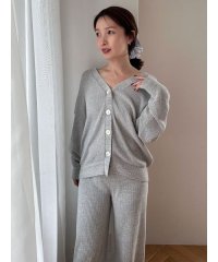 SNIDEL HOME/シンプル片畦カーディガン/508208589