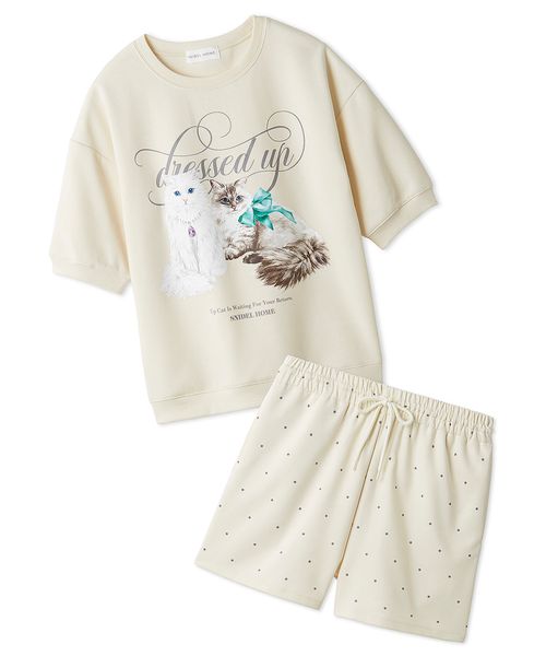 CATスウェットセットアップ（セットアップ）｜SNIDEL HOME