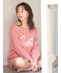 SNIDEL HOME/ロゴエンブロイダリーニットプルオーバー/508208609