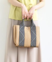 MK MICHEL KLEIN BAG/[2WAY/インナーバッグ付き]ラメアクセントメッシュ風デザイントート/508208715