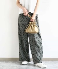 MK MICHEL KLEIN/フラワー柄ワイドパンツ/洗える/508208729
